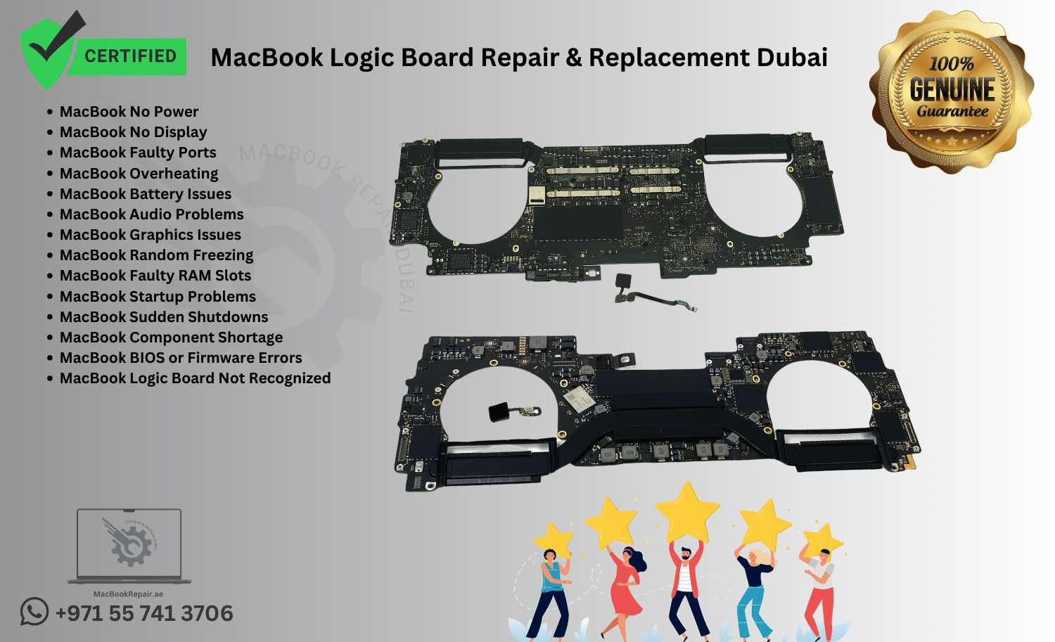 MacBook Logic Board Repair & Replacement Dubai